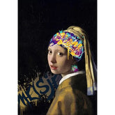 Graffiti Het meisje met de parel Famous Paintings Wall Pictures